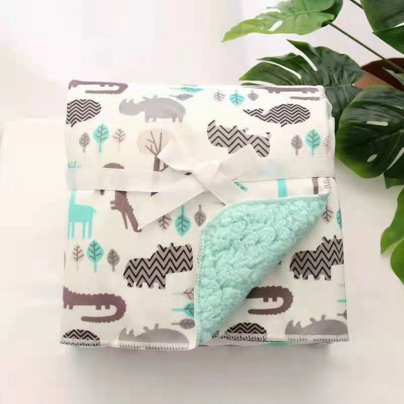 Baby Blanket - Custom Cartoon Minky Dot Factory