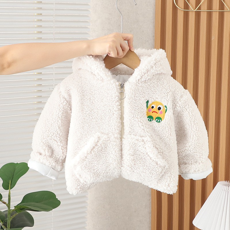 Girls Jacket - Polka Dot Hoodie