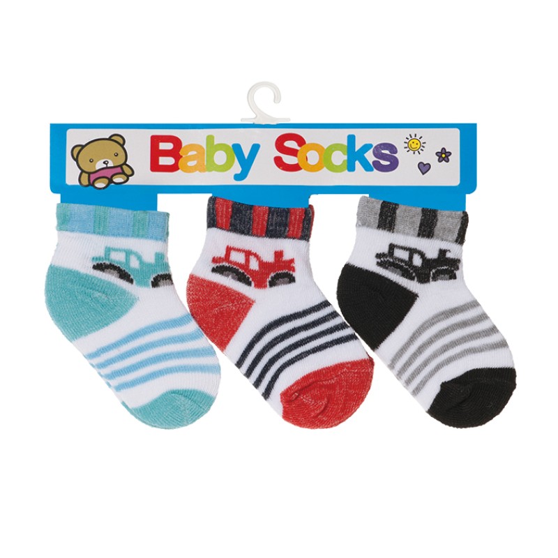 Baby Socks Supplier - OEM Cute Striped Reverse Welt Socks