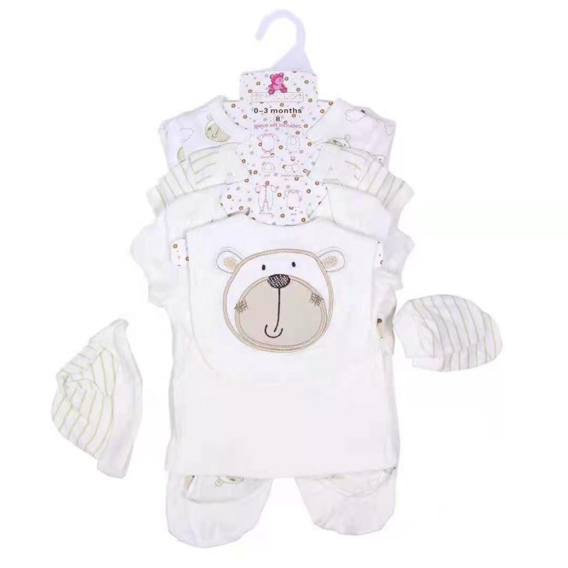 Baby Clothes Set Supplier - OEM 8 in 1 Newborn Cotton Suit