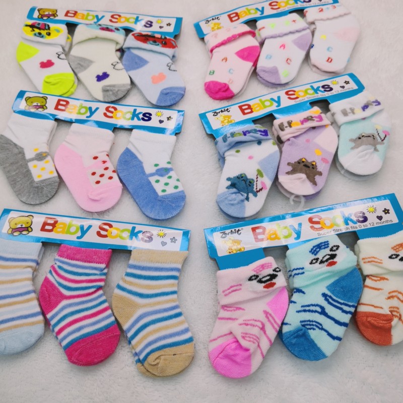 Baby Socks Manufacturer - OEM Blue Color for Boy