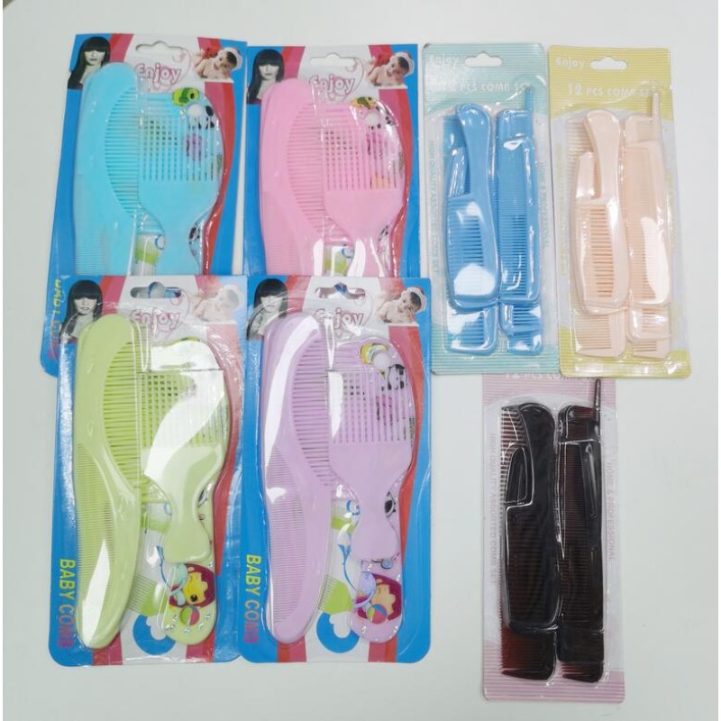 Plastic Comb Set Supplier - OEM HL5069 Customized 12pcs Set