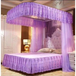 Mosquito Net Manufacturer - OEM Folding Rail Lace U-Rail Net