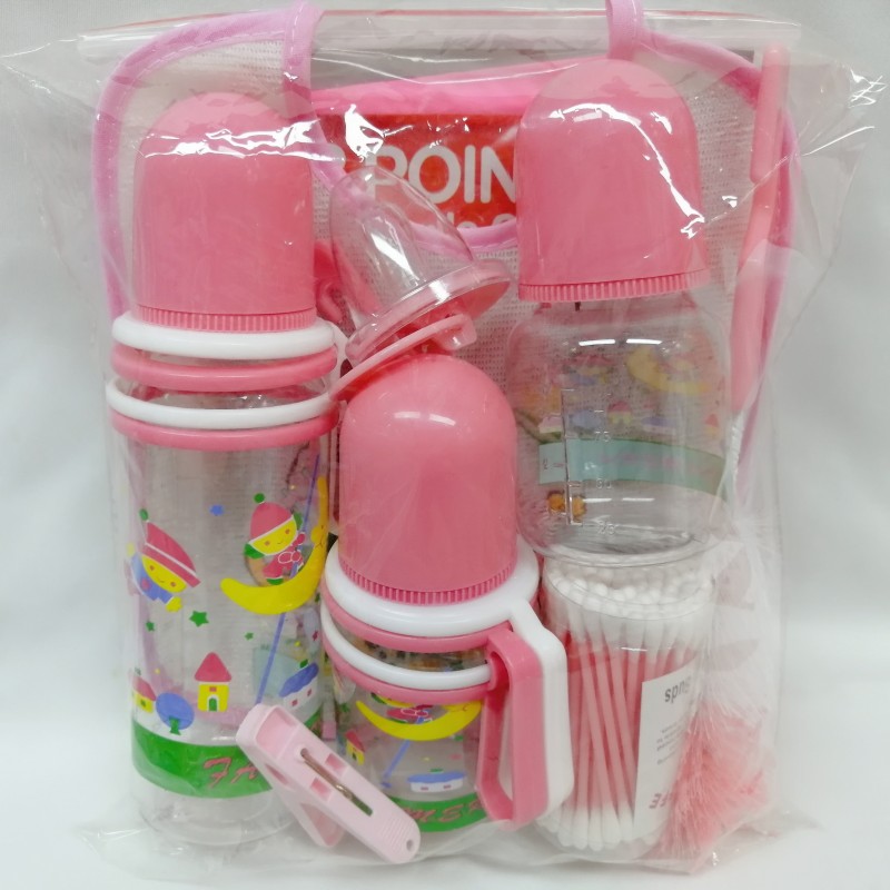 Feeding Bottle Gift Set Supplier - OEM 3 in 1 Baby Bottle Set