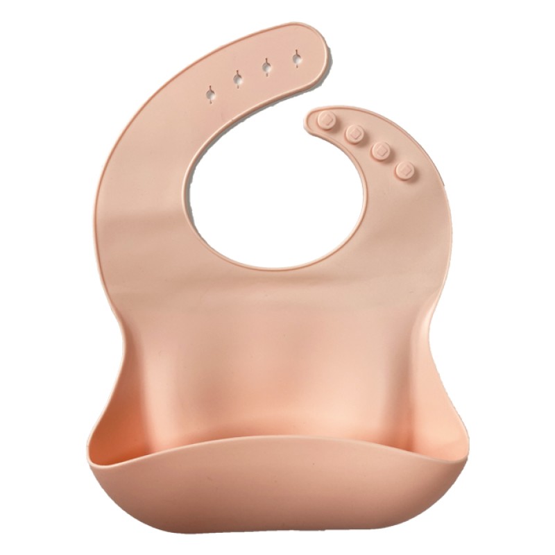 Baby Bib - Waterproof Silicone Snap