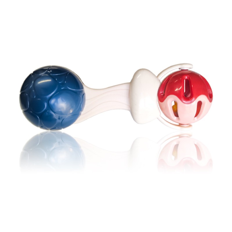 Rattle Teether - Food Grade Soft Ball