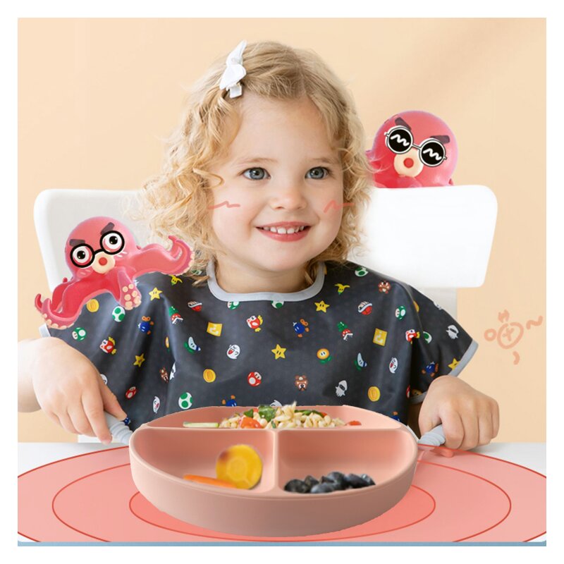Baby Tableware Set - BPA Free Silicone