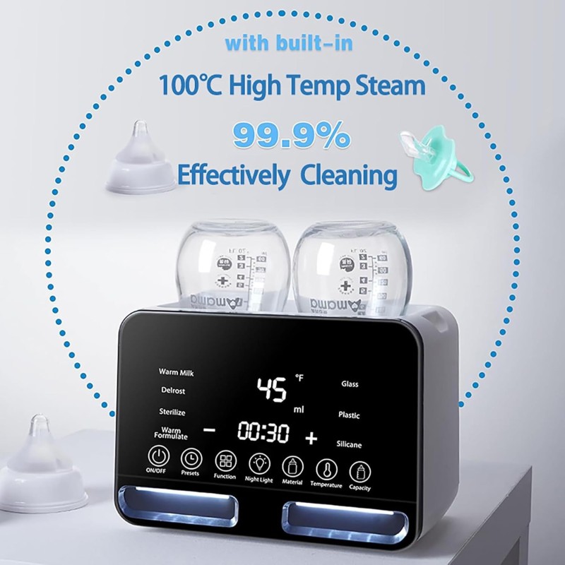 Bottle Warmer - Two-in-One Breast Milk Sterilizer