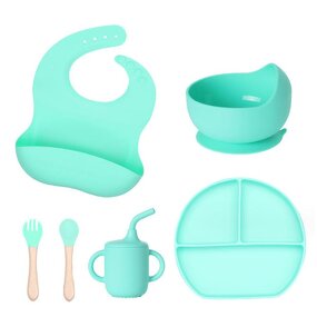 Baby Feeding Set - Silicone Plate Bowl