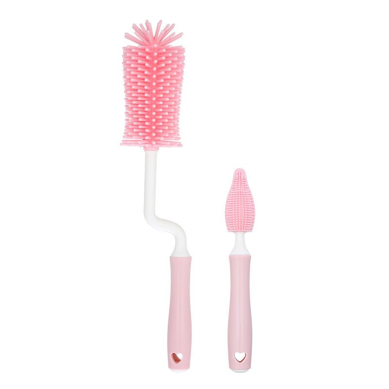 Bottle Brush Set - Silicone Nipple Cleaner