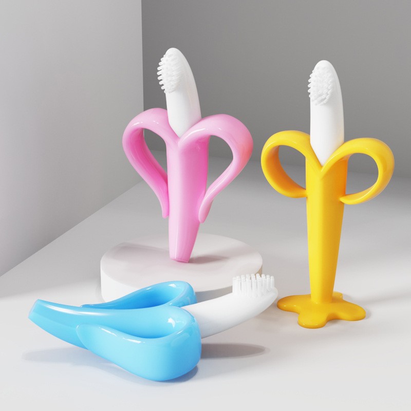 Baby Toothbrush - Soft Fruit-Shaped Bite
