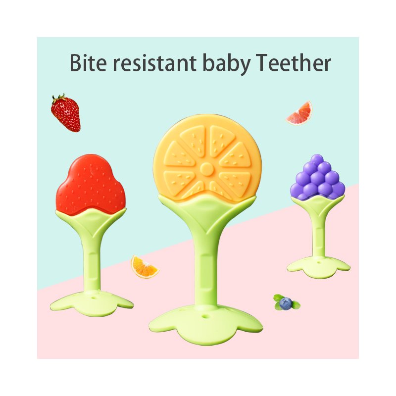 Teether Toy - Soft Silicone with Clip