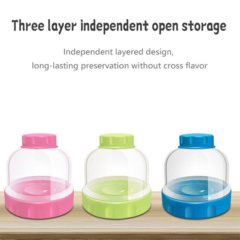 Milk Powder Container - 3 Layer Portable