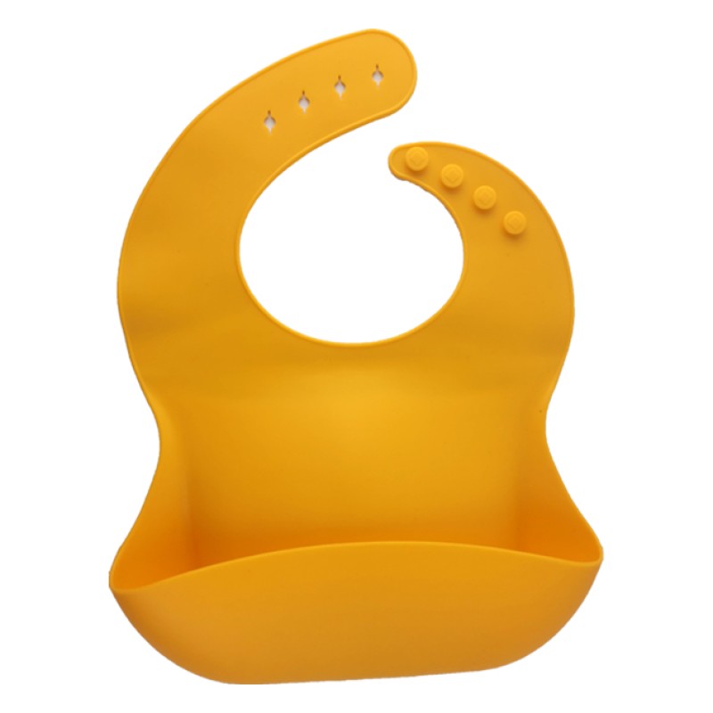 Baby Bib - Waterproof Silicone Snap