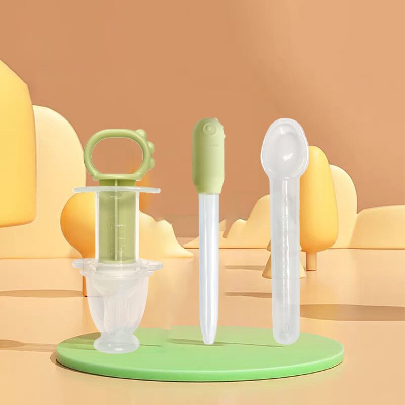 Medicine Dispenser - Silicone Dropper Syringe