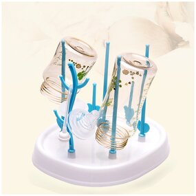 Bottle Drying Rack - Portable Plastic Holder