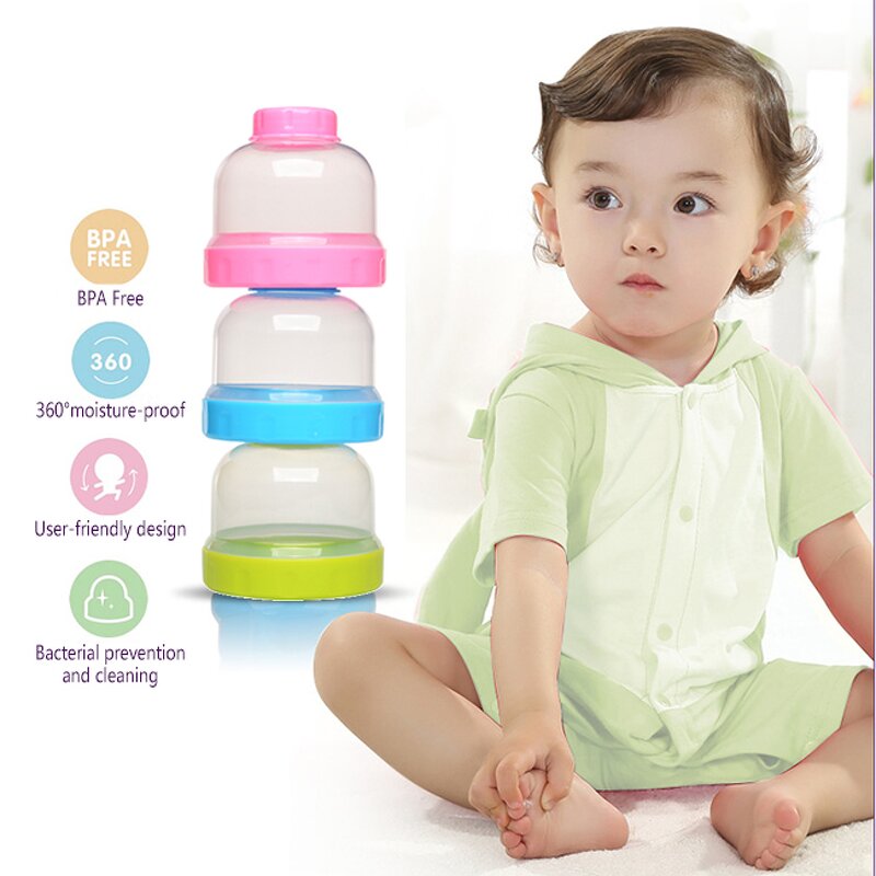 Milk Powder Container - 3 Layer Food Storage