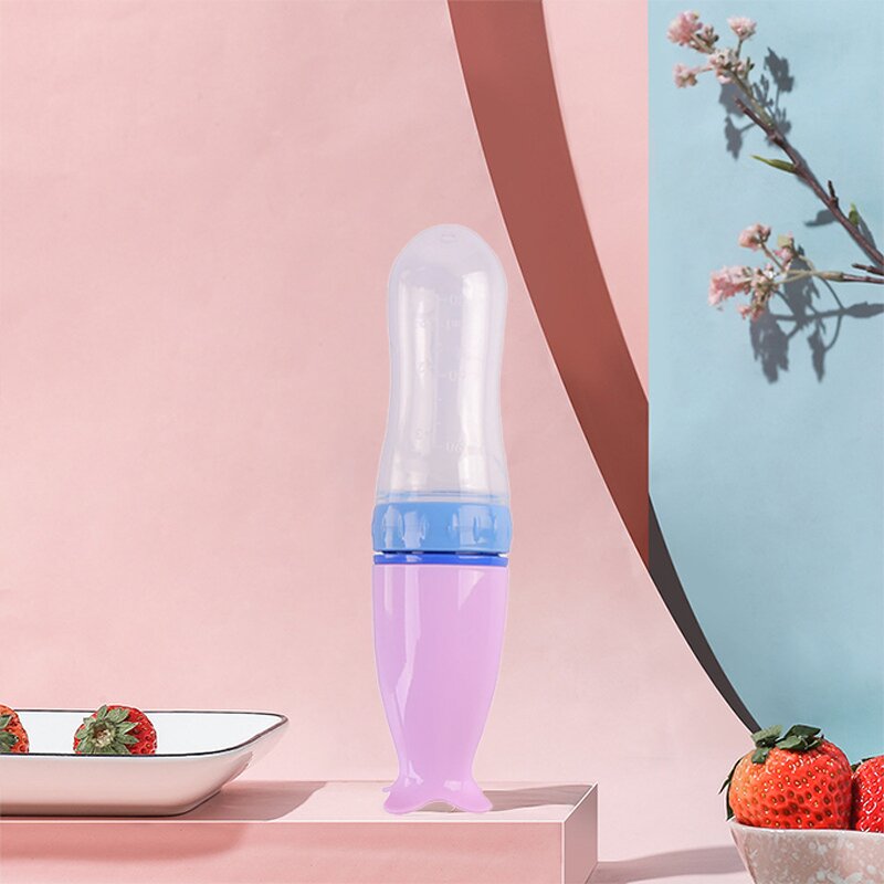 Fruit Feeder - Silicone Squeeze with Spoon