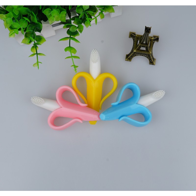 Toothbrush Teether - Soft Silicone Banana
