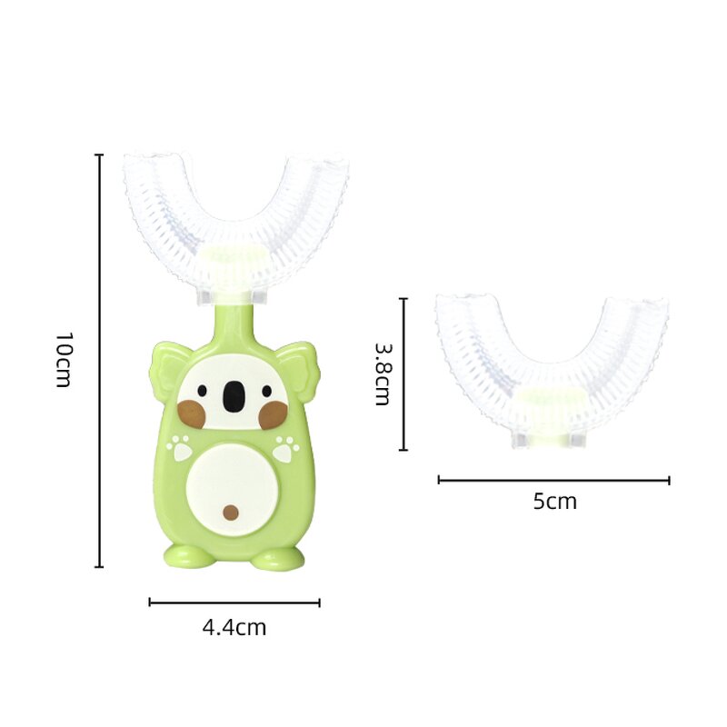 U-Shaped Toothbrush - Food Grade Silicone