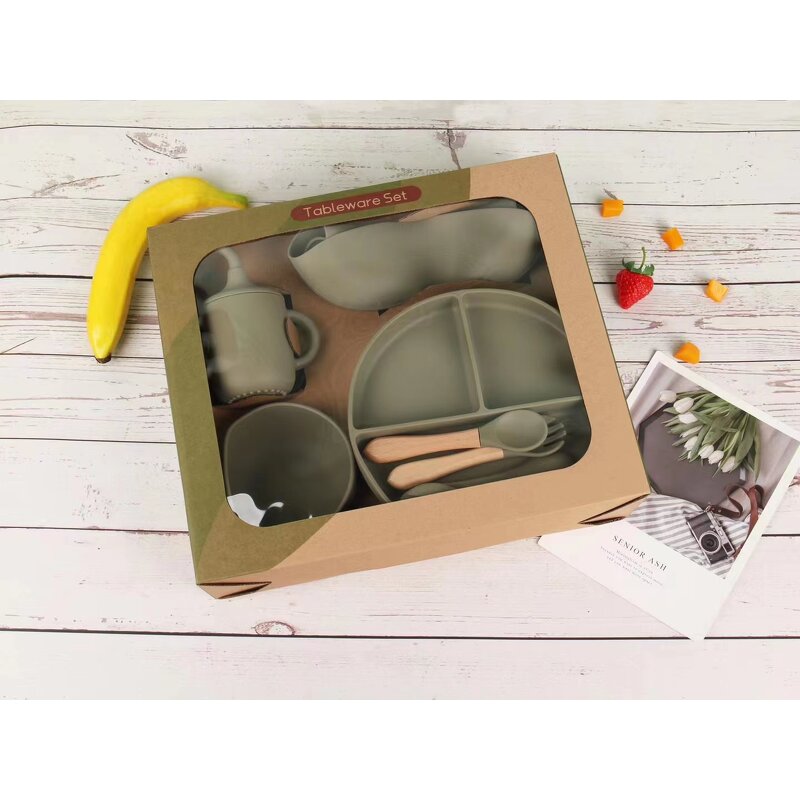 Baby Feeding Set - BPA Free Silicone
