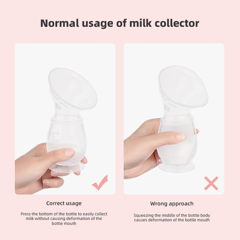 Manual Breast Pump - Food Grade Silicone