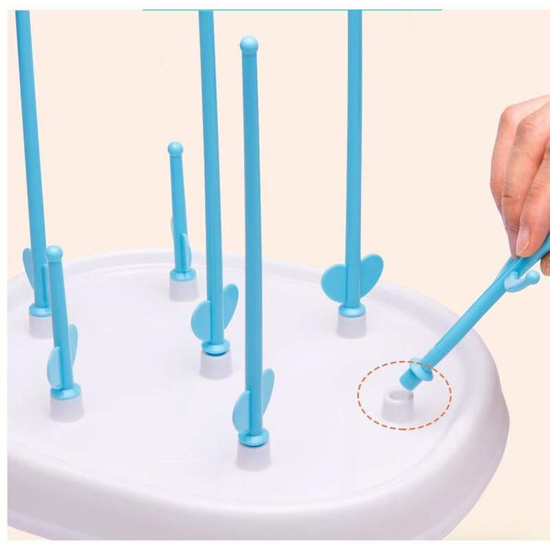 Bottle Drying Rack - Portable Plastic Holder