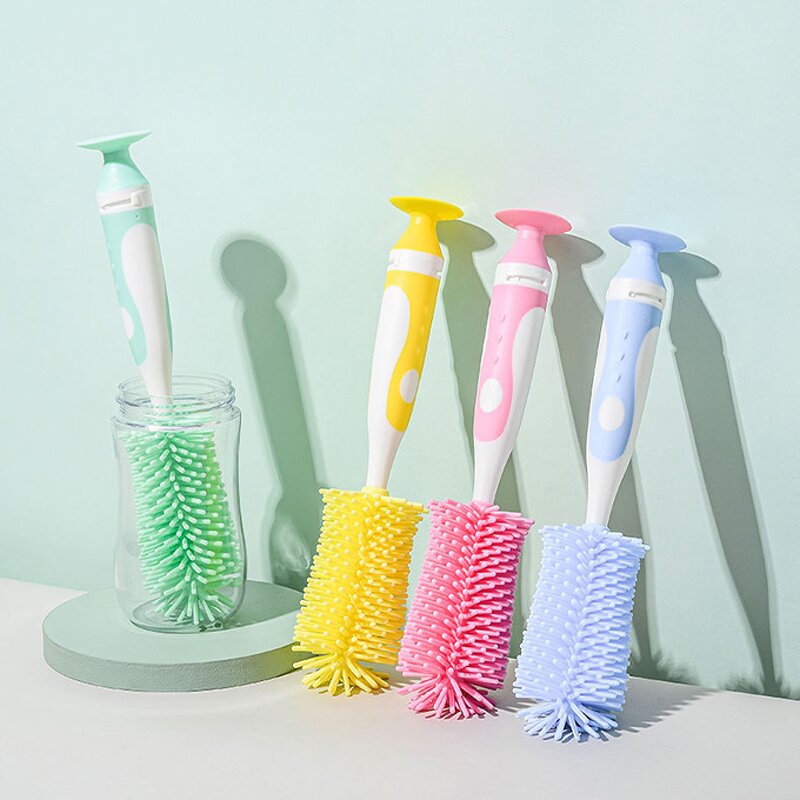 Bottle Cleaning Brush - 360 Degree Silicone