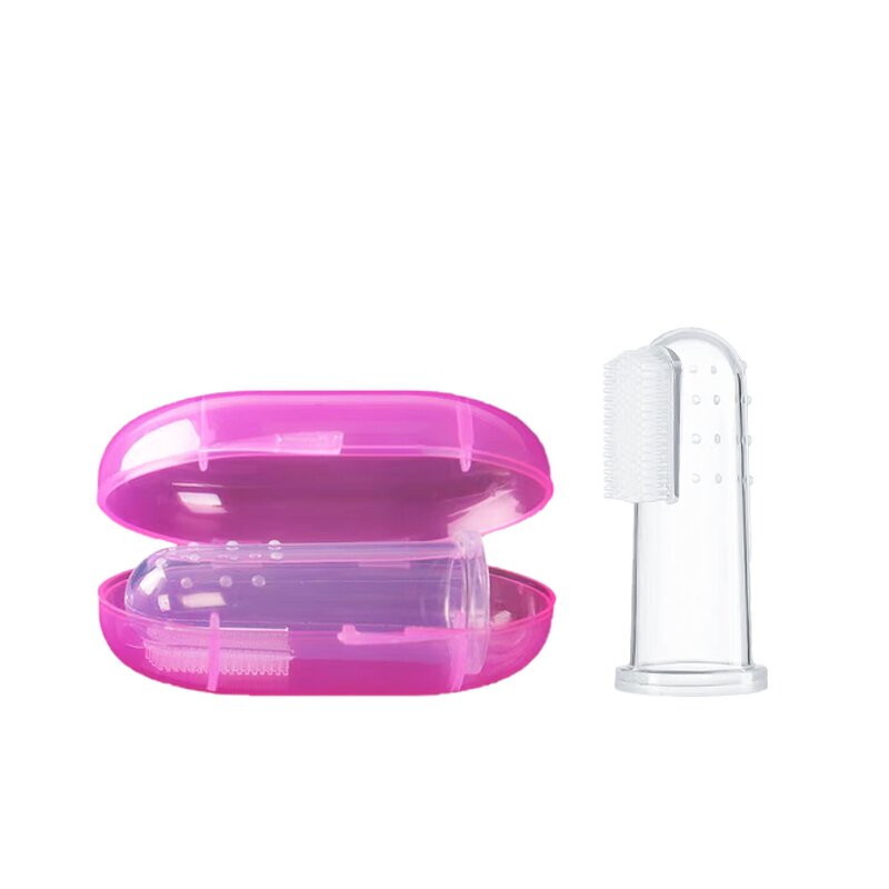 Finger Toothbrush - Soft Silicone Storage