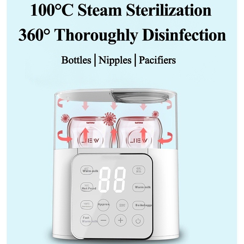 Bottle Warmer - Large Capacity 2 Bottles