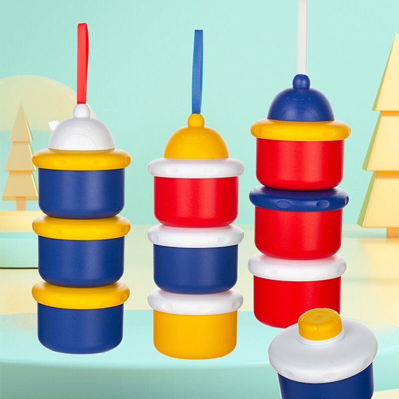 Milk Powder Box - Three-layer Portable