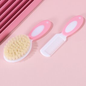 Baby Hair Care Set - Soft Goat Bristle
