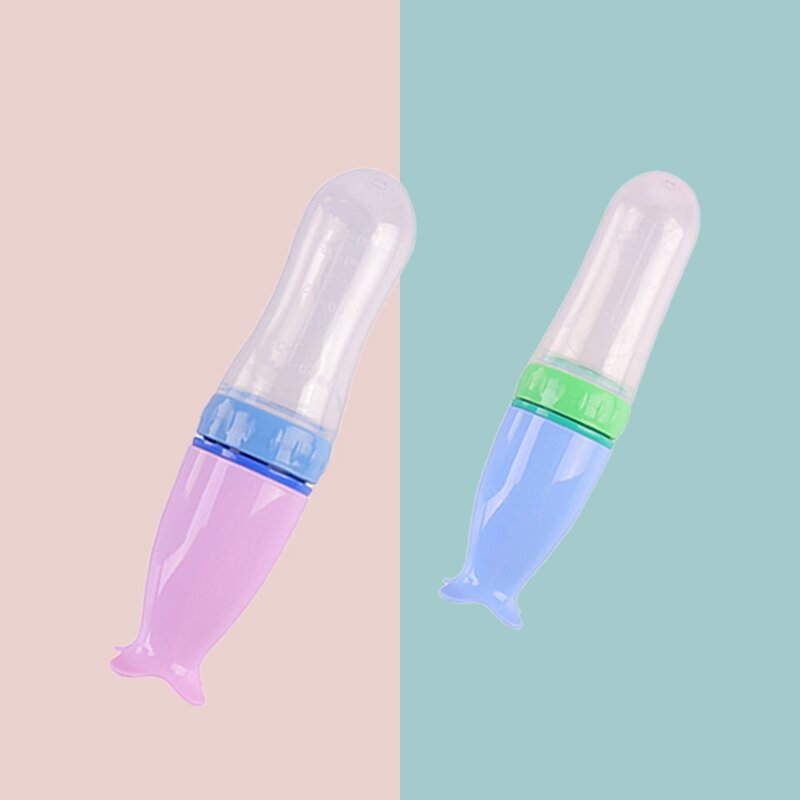 Fruit Feeder - Silicone Squeeze with Spoon