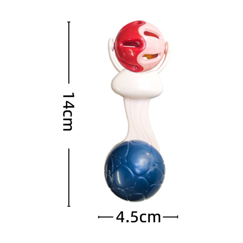 Rattle Teether - Food Grade Soft Ball