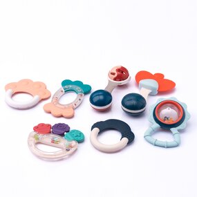 Baby Rattle Toy - Eco-friendly Teether