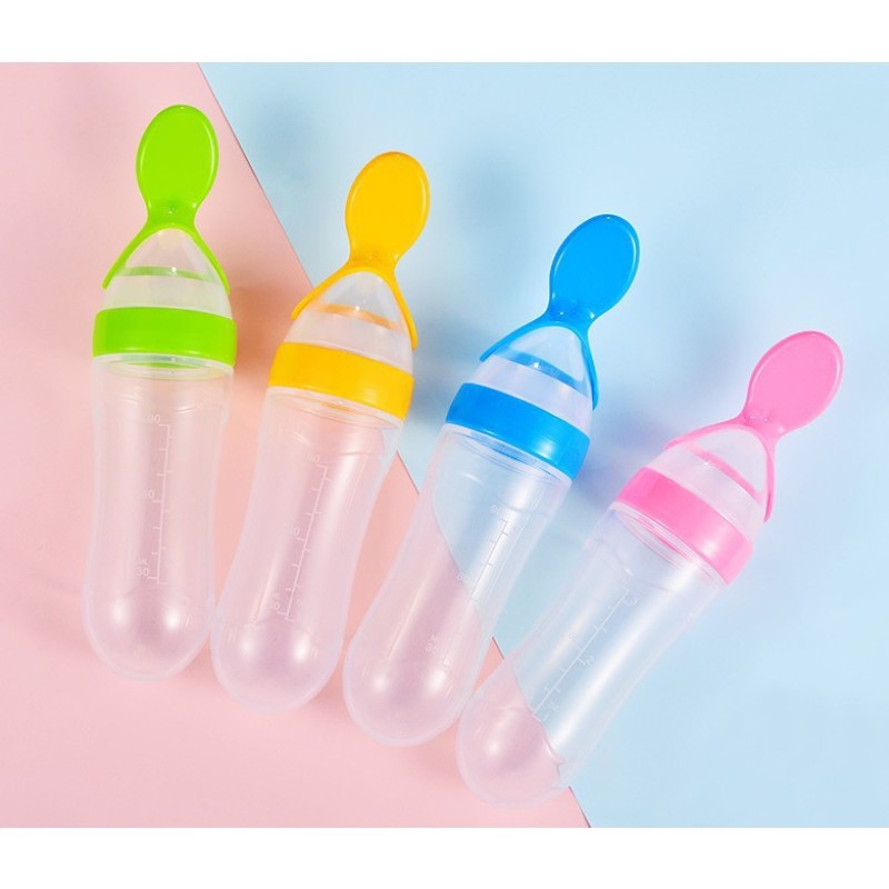 Squeeze Bottle Feeder - BPA Free Silicone