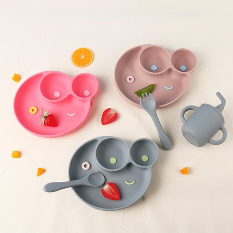 Baby Plate - BPA Free Silicone Dinnerware
