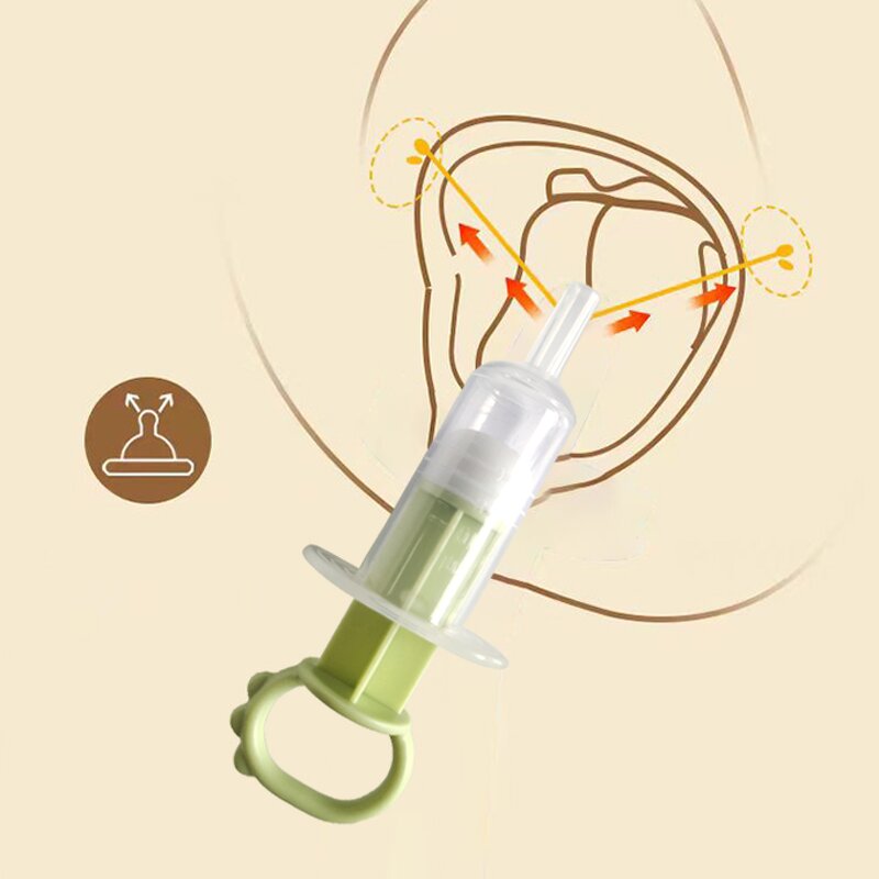 Medicine Dispenser - Silicone Dropper Syringe