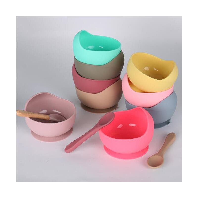 Baby Tableware Set - BPA Free Silicone