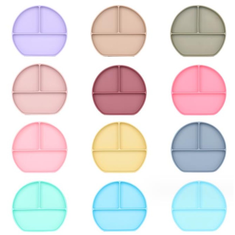 Baby Feeding Set - Silicone Plate Bowl