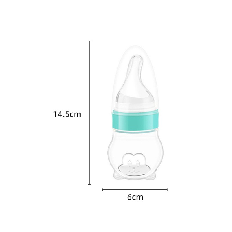 Food Feeding Bottle - Eco-friendly Silicone