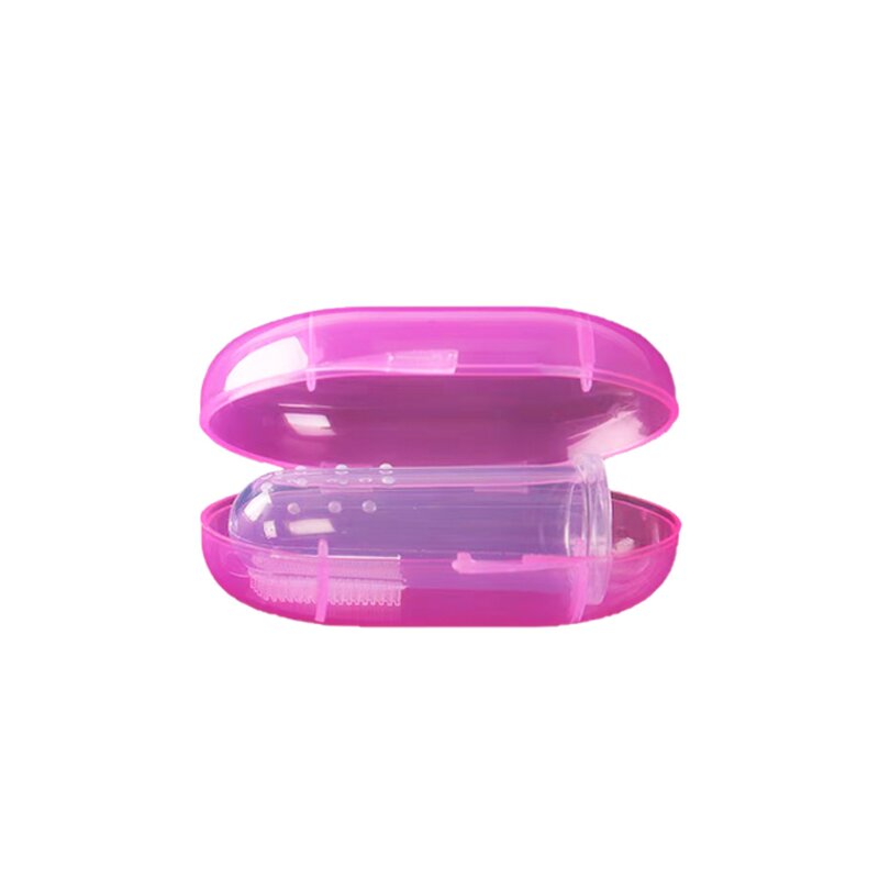 Finger Toothbrush - Soft Silicone Storage