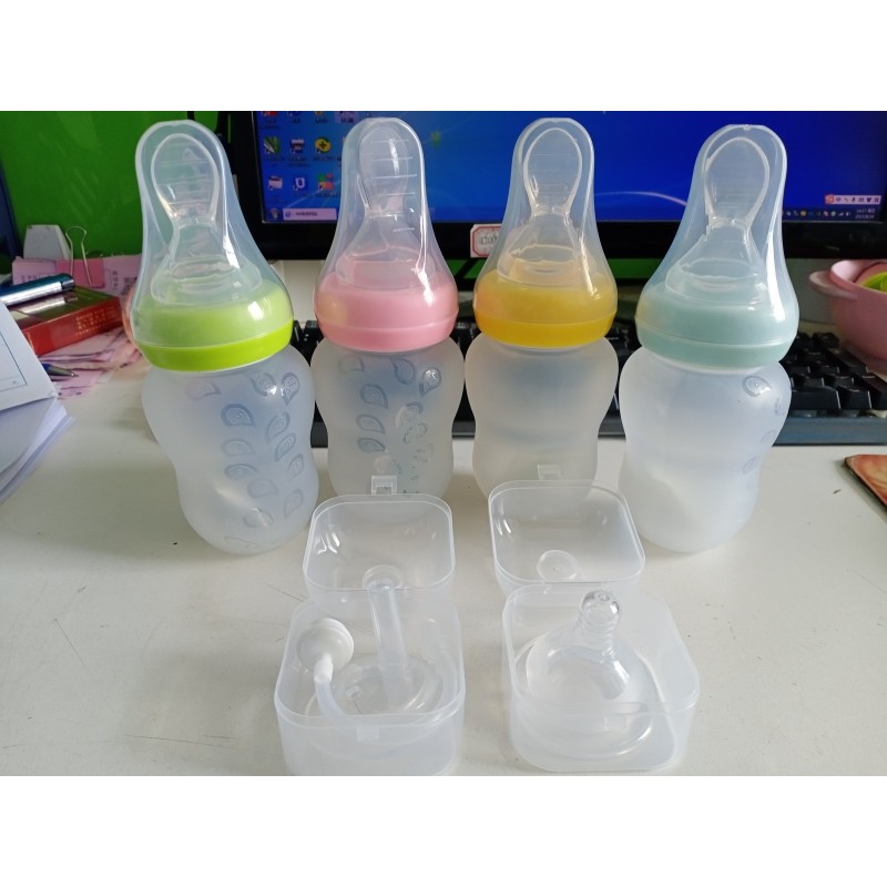 Silicone Feeding Bottle - BPA Free for Kids
