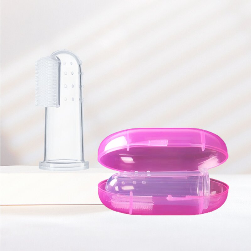 Finger Toothbrush - Soft Silicone Storage