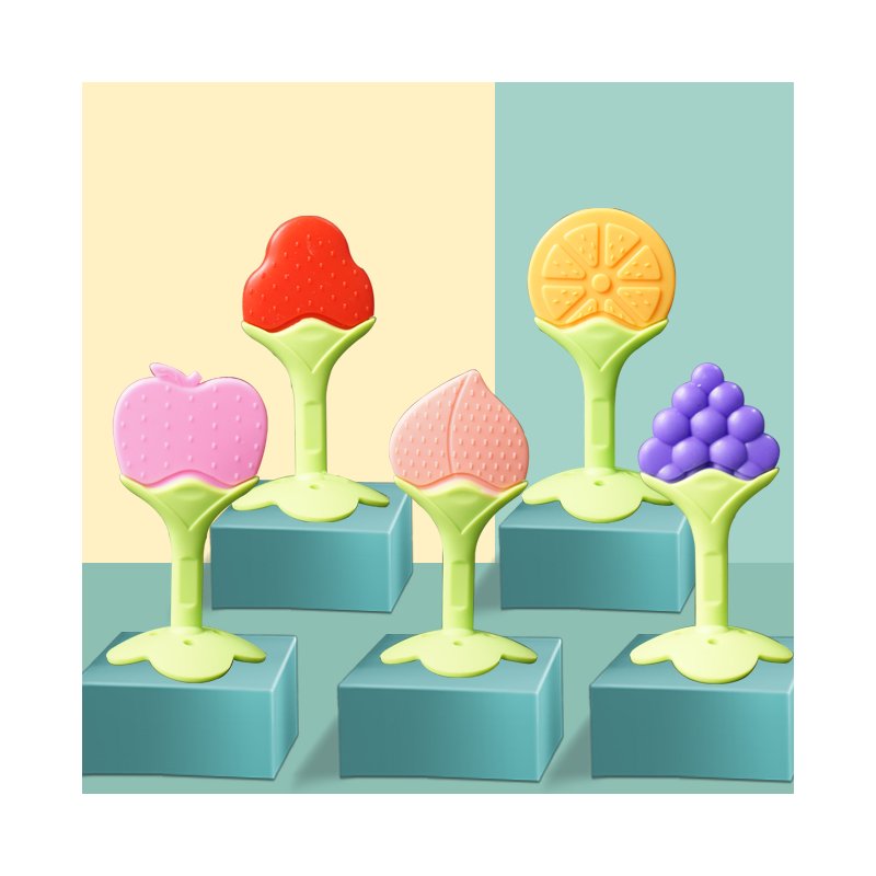 Teether Toy - Soft Silicone with Clip