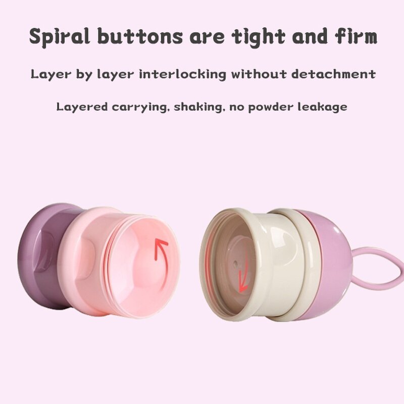 Milk Powder Container - 3 Layer Cartoon