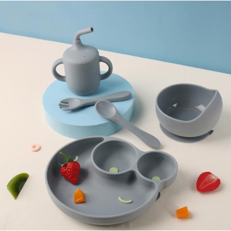 Baby Plate - BPA Free Silicone Dinnerware