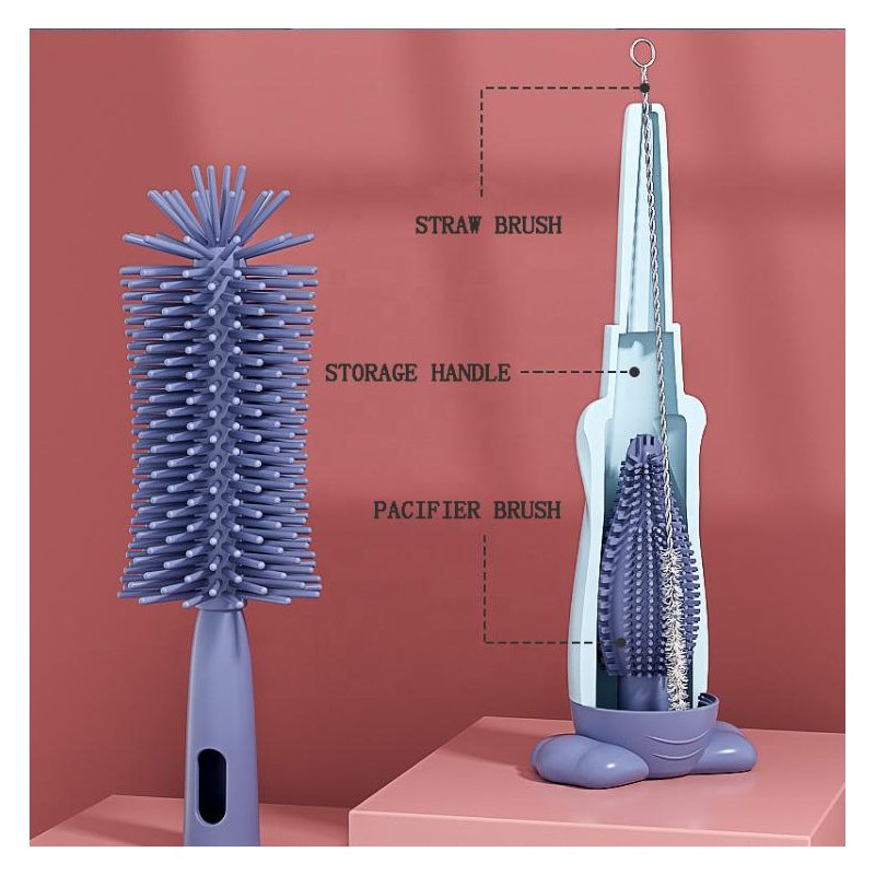 Baby Bottle Brush - Food Grade Silicone