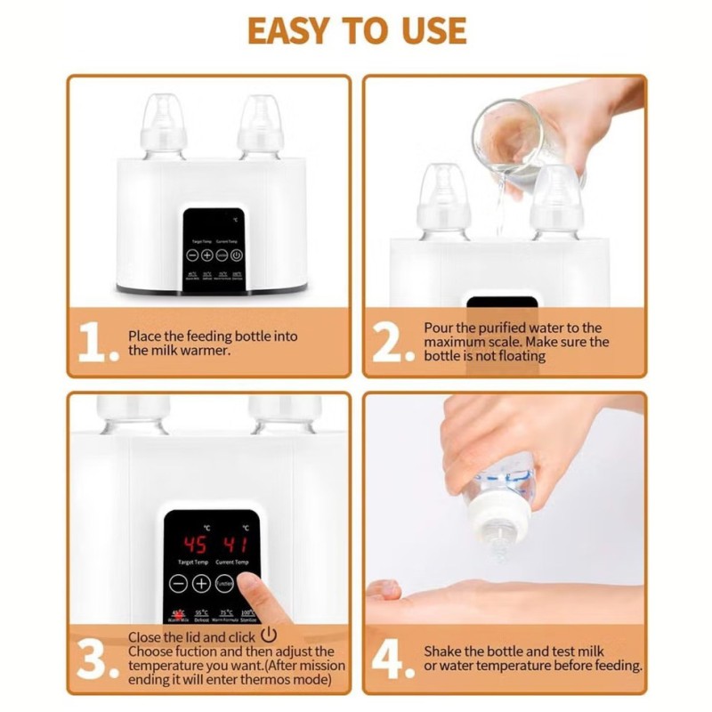 Bottle Warmer - 2-in-1 Sterilizer Thermos