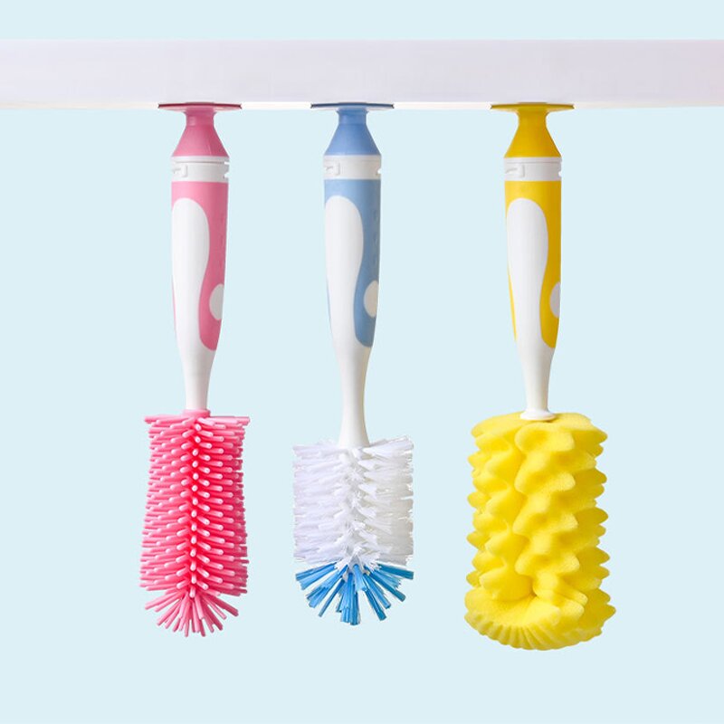 Bottle Cleaning Brush - 360 Degree Silicone